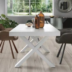 Viadurini Living Ausziehbare Esstische-Esstisch ausziehbar auf 260 cm Holzoptik Made in Italy - Lenova