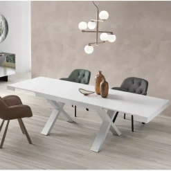 Viadurini Living Ausziehbare Esstische-Esstisch ausziehbar auf 260 cm Holzoptik Made in Italy - Lenova