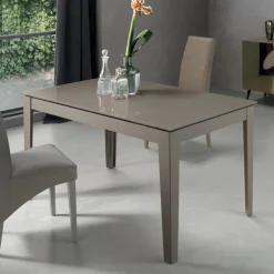 Viadurini Living Ausziehbare Esstische-Esstisch ausziehbar auf 380 cm aus Glas und Metall 16 Sitzplätze - Fiorentino