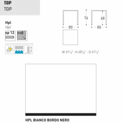 Varaschin Gartentische Fest-Esstisch für indoor und Outdoorbereich Victor