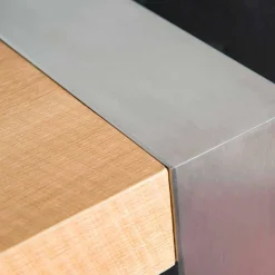 Viadurini Living Esstische Nach Mass|Esstische-Esstisch Frodo, aus Eichenholz und Stahl, hergestellt in Italien