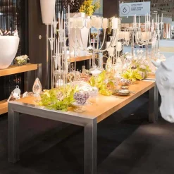 Viadurini Living Esstische Nach Mass|Esstische-Esstisch Frodo, aus Eichenholz und Stahl, hergestellt in Italien