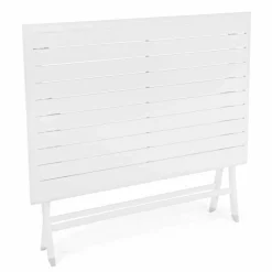 Viadurini in the Garden Gartentische Fest-Esstisch im Freien aus Aluminium mit Klappstruktur - Hunt