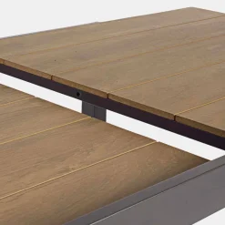 Viadurini in the Garden Gartentische Aus Aluminium|Ausziehbare Gartentische-Esstisch im Freien mit ausziehbarer Platte bis zu 300 cm - Reisetasche