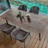 Varaschin Gartentische Fest-Esstisch Indoor und Outdoor H65 cm Link