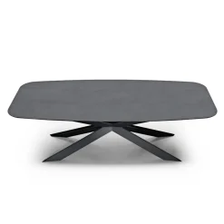 Viadurini Living Esstische-Esstisch mit Fassplatte aus HPL-Laminat, hergestellt in Italien – Grotta