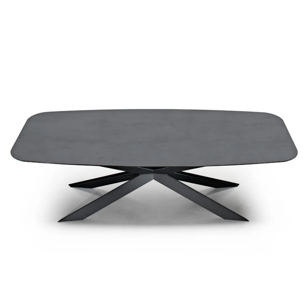 Viadurini Living Esstische-Esstisch mit Fassplatte aus HPL-Laminat, hergestellt in Italien – Grotta