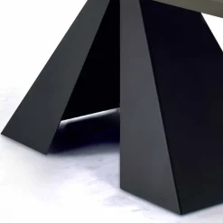 Viadurini Living Esstische-Esstisch mit Fenix-Platte und Stahlgestell, hergestellt in Italien – Dalmatiner