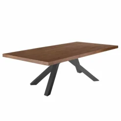 Viadurini Living Esstische-Esstisch mit furnierter Holzplatte, hergestellt in Italien – Settimmio