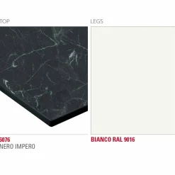 Viadurini Living Esstische-Esstisch mit HPL-Platte und Metallbasis Made in Italy - Aresto