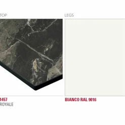 Viadurini Living Esstische-Esstisch mit HPL-Platte und Metallbasis Made in Italy - Aresto