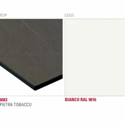 Viadurini Living Esstische-Esstisch mit HPL-Platte und Metallbasis Made in Italy - Aresto