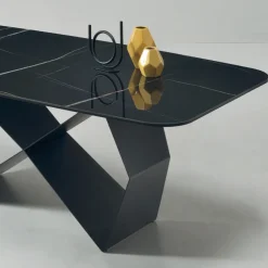 Viadurini Living Esstische-Esstisch mit Keramikplatte in Marmoroptik Made in Italy - Mirco