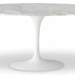 Viadurini Living Esstische-Esstisch mit ovaler Marmorplatte Made in Italy - Superb