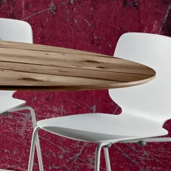 Viadurini Living Esstisch Oval|Esstische-Esstisch mit ovaler Platte aus mehreren Schichten Made in Italy - Brontolo