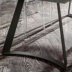 Viadurini Living Esstische-Esstisch mit Platte aus entrindeter Eiche Made in Italy - Pinocchio