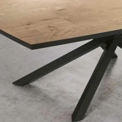 Viadurini Living Esstische-Esstisch mit Platte aus Eichenfurnier Made in Italy - Antonino