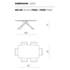 Viadurini Living Esstische-Esstisch mit Platte aus Eichenfurnier Made in Italy - Antonino