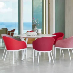 Varaschin Gartentische Fest|Runde Tische-Esstisch rund H 75 cm