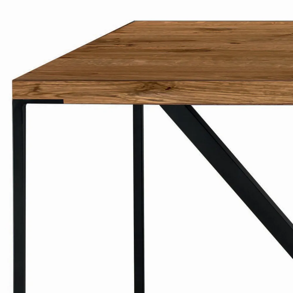 Viadurini Living Esstische-Esstischplatte aus massiver Tischlerplatte Made in Italy - Adelio