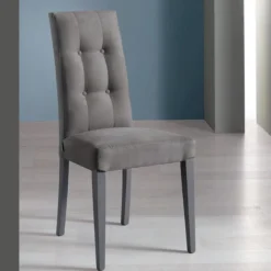 Viadurini Living Moderne Stühle-Esszimmerstuhl aus Alcantara-Stoff Made in Italy 2 Stück - Giustina