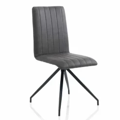 Viadurini Living Moderne Stühle-Esszimmerstuhl aus gealtertem Kunstleder, 2-teilig - Franzi