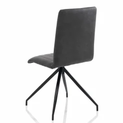 Viadurini Living Moderne Stühle-Esszimmerstuhl aus gealtertem Kunstleder, 2-teilig - Franzi