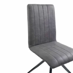 Viadurini Living Moderne Stühle-Esszimmerstuhl aus gealtertem Kunstleder, 2-teilig - Franzi