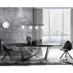 Viadurini Living Moderne Stühle-Esszimmerstuhl aus Kunstleder und Polypropylen 4 Stück - Shakira