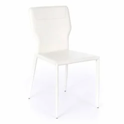 Viadurini Living Moderne Stühle-Esszimmerstuhl aus Metall, gepolstert mit Kunstleder, 4 Stück - Titty