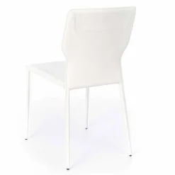 Viadurini Living Moderne Stühle-Esszimmerstuhl aus Metall, gepolstert mit Kunstleder, 4 Stück - Titty