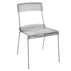 Viadurini Living Moderne Stühle-Esszimmerstuhl aus Plexiglas Made in Italy 2 Stück - Charlotte