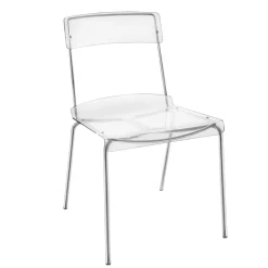 Viadurini Living Moderne Stühle-Esszimmerstuhl aus Plexiglas Made in Italy 2 Stück - Charlotte