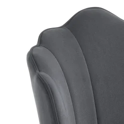 Viadurini Living Moderne Stühle-Esszimmerstuhl aus Stoff und Metall Gold Finish 4 Stück - Refined