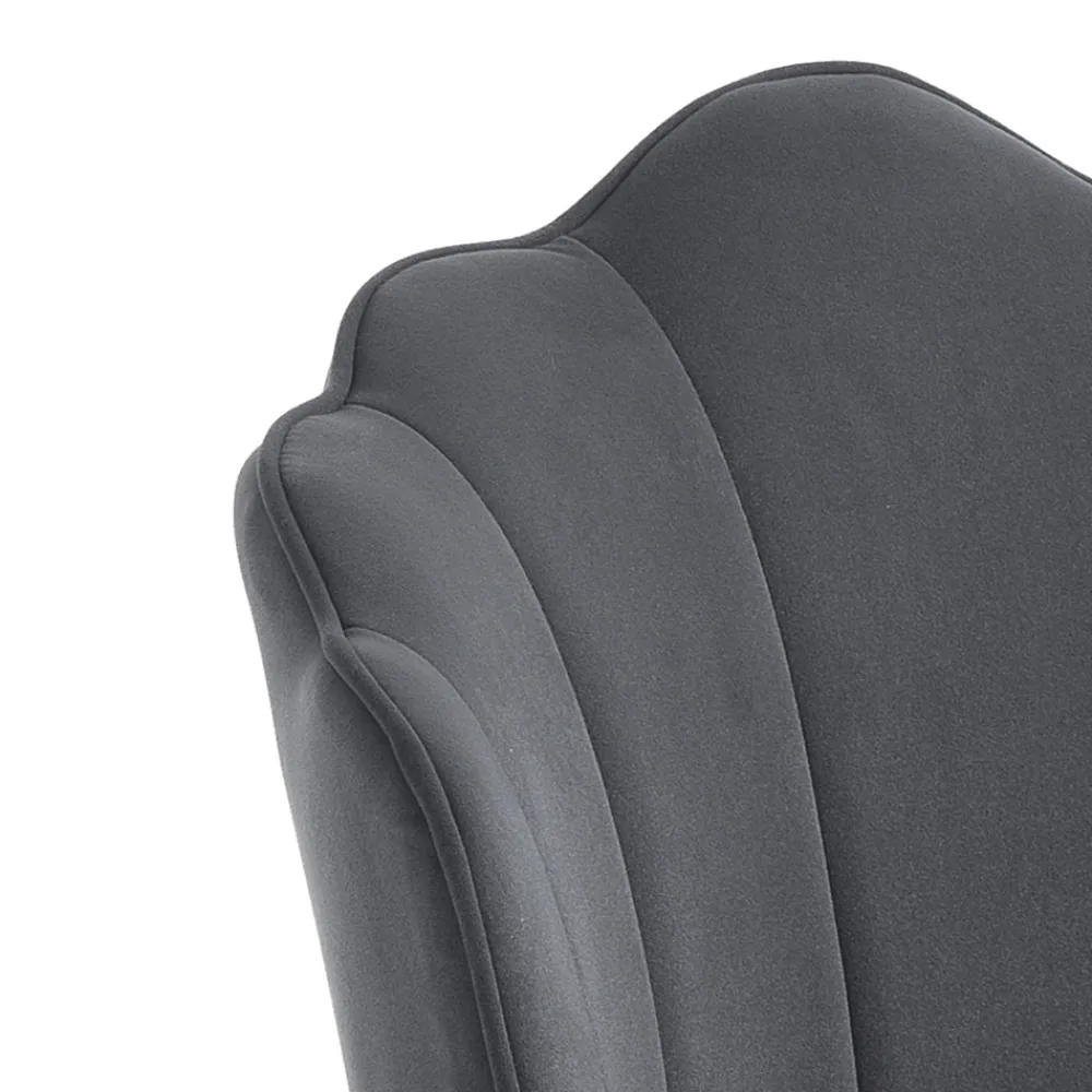 Viadurini Living Moderne Stühle-Esszimmerstuhl aus Stoff und Metall Gold Finish 4 Stück - Refined