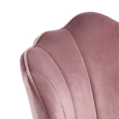 Viadurini Living Moderne Stühle-Esszimmerstuhl aus Stoff und Metall Gold Finish 4 Stück - Refined