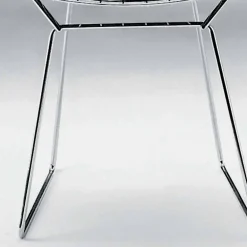 Viadurini Living Moderne Stühle-Esszimmerstuhl aus verchromtem Stahl und Leder Made in Italy - Beniamino