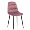 Viadurini Living Moderne Stühle-Esszimmerstuhl in Pink, Grau oder Aquamarin Samt, 4 Stück - Ciga