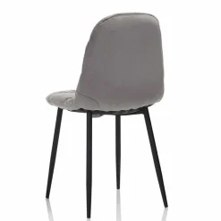 Viadurini Living Moderne Stühle-Esszimmerstuhl in Pink, Grau oder Aquamarin Samt, 4 Stück - Ciga