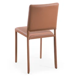 Viadurini Living Design Stühle-Esszimmerstuhl komplett gepolstert mit Öko-Leder, hergestellt in Italien – Pinguino