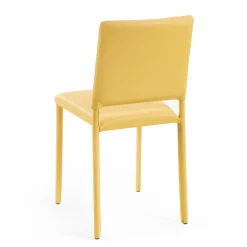 Viadurini Living Design Stühle-Esszimmerstuhl komplett gepolstert mit Öko-Leder, hergestellt in Italien – Pinguino