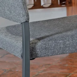 Viadurini Living Design Stühle-Esszimmerstuhl mit abnehmbarem Bezug, gepolstert mit Made in Italy-Stoff – Toyko