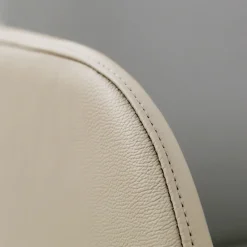 Viadurini Living Moderne Stühle-Esszimmerstuhl mit Armlehnen aus eisfarbenem Leder Made in Italy - Lyanne