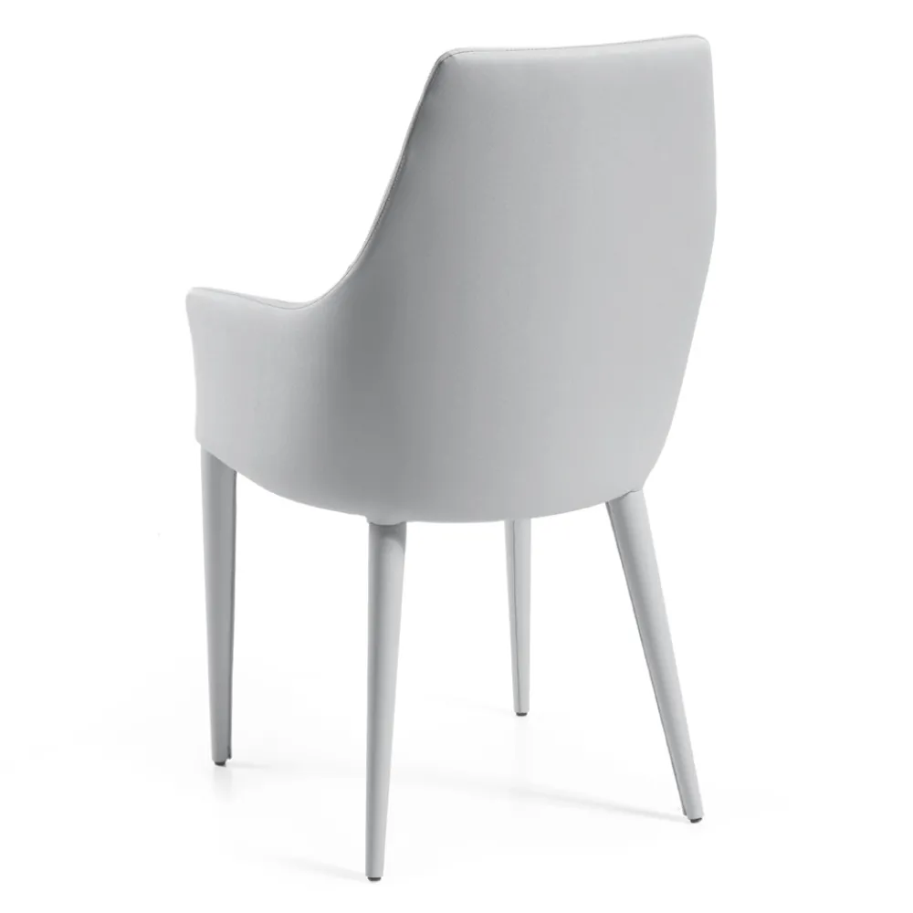 Viadurini Living Design Stühle-Esszimmerstuhl mit Armlehnen, gepolstert mit Stoff „Made in Italy“ – Teddybär