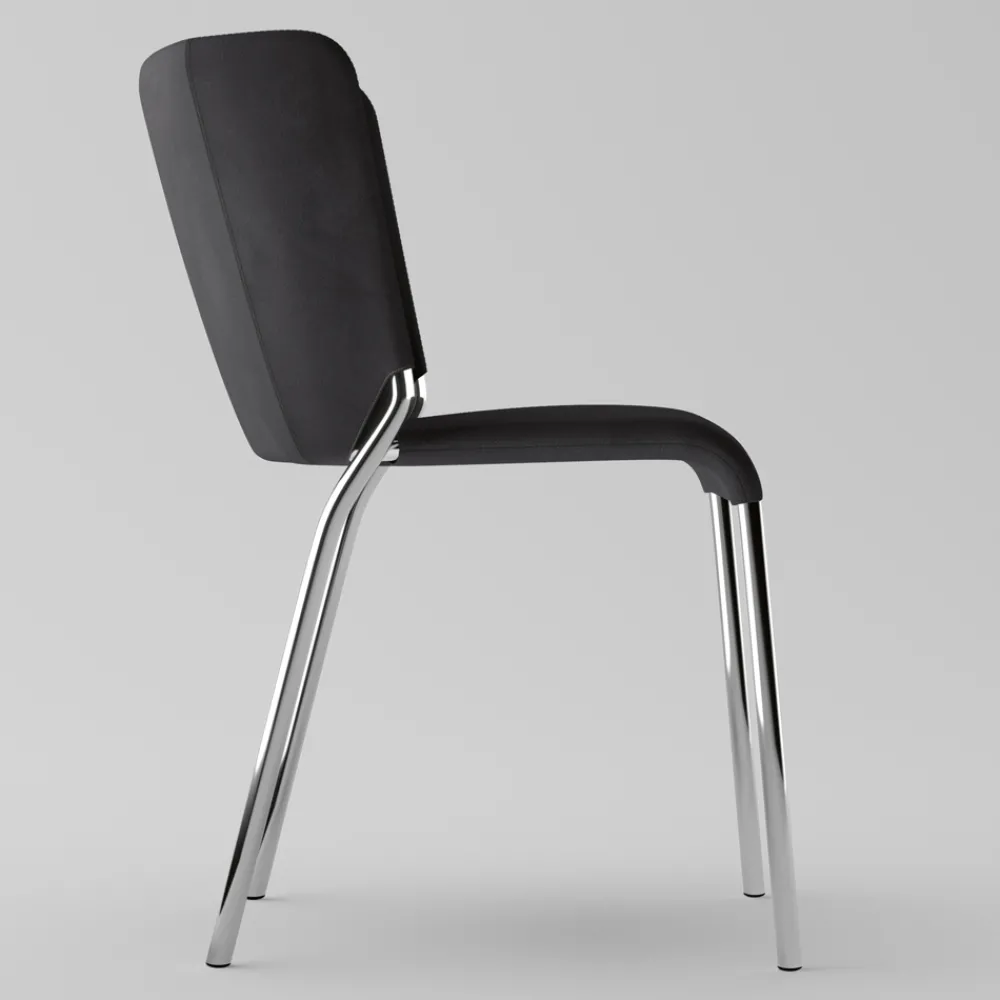 Viadurini Living Moderne Stühle-Esszimmerstuhl mit Ecolederbezug Made in Italy - Giulia