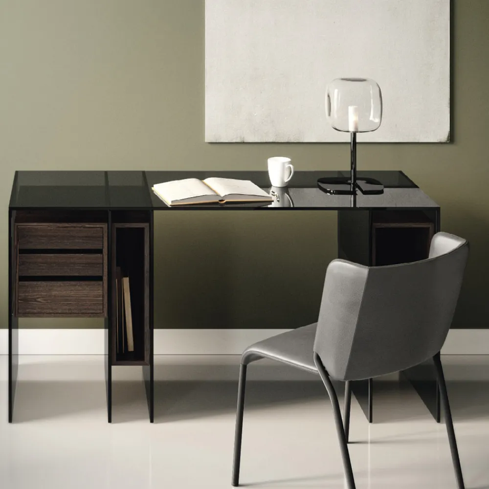 Viadurini Living Moderne Stühle-Esszimmerstuhl mit Ecolederbezug Made in Italy - Giulia