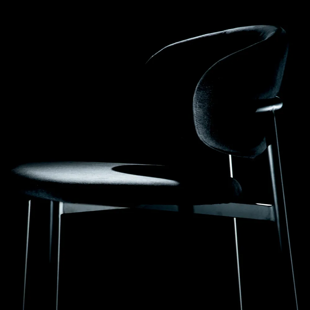 Viadurini Living Design Stühle-Esszimmerstuhl mit Sitz und Rückenlehne aus Samt, hergestellt in Italien – Livorno