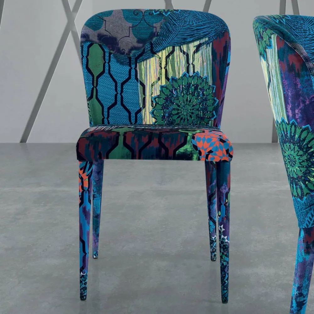 Viadurini Living Design Stühle-Esszimmerstuhl mit Sitz und gepolsterten Beinen, hergestellt in Italien – Verona