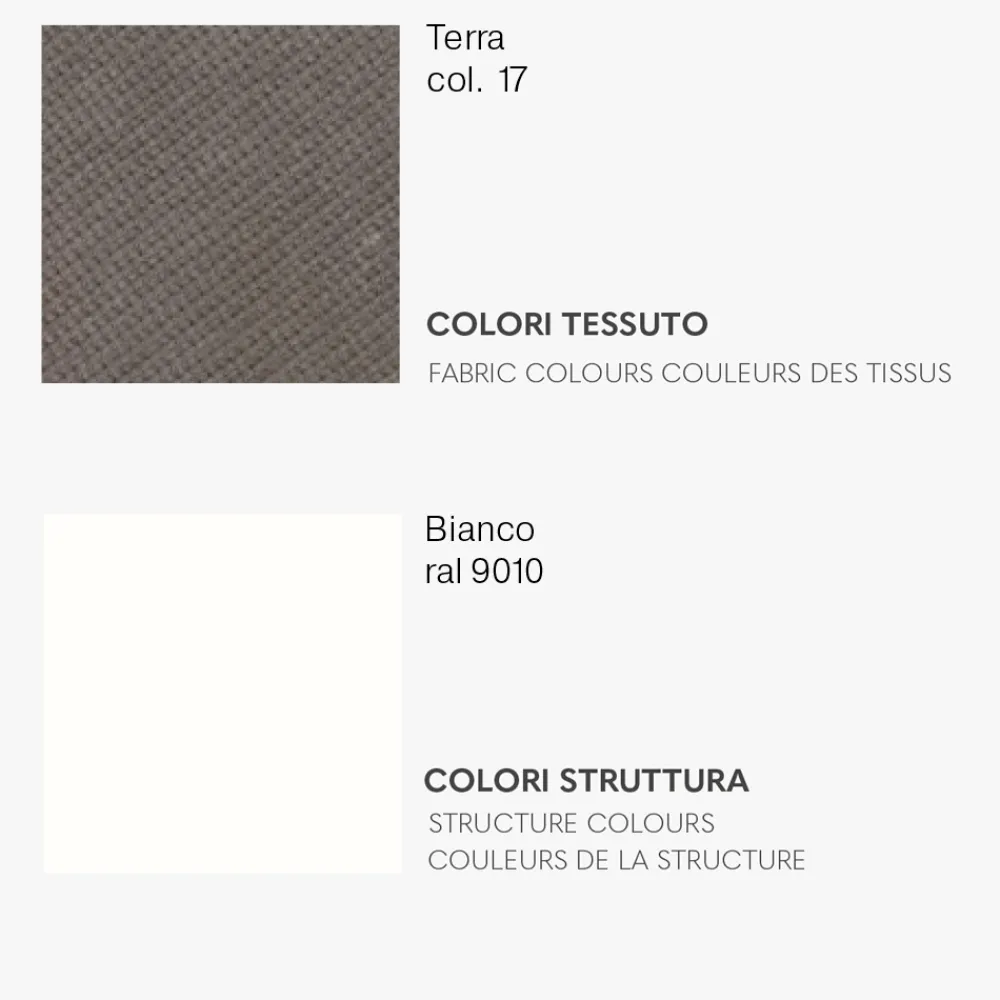 Viadurini Living Moderne Stühle-Esszimmerstuhl mit Stoffsitz und Metallstruktur - Aisha