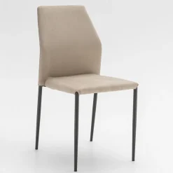 Viadurini Living Moderne Stühle-Esszimmerstuhl Sitzen in Mikrofaser Made in Italy, 2 Stück - Camelia